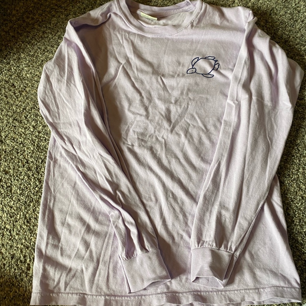 purple shelly cove long sleeve